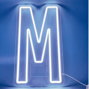 Light up Letter M