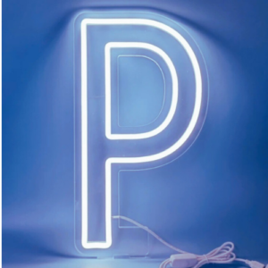 Light up Letter P - 90cm