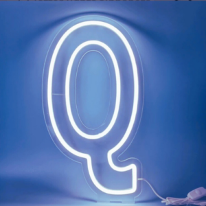 Light up Letter Q - 90cm