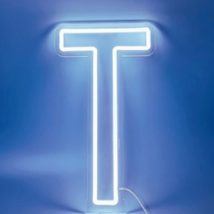 Light up Letter T - 90cm