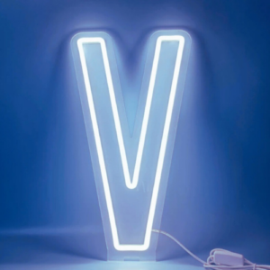 Light up Letter V - 90cm